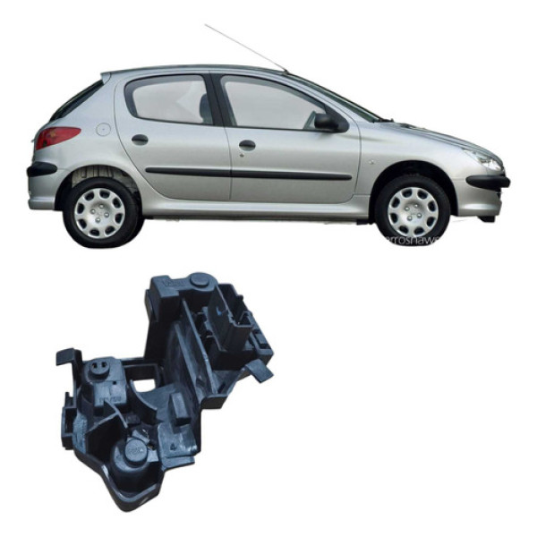 Soquete Esquerdo Peugeot 206 207 Sensat 1.4 2008 Prateado