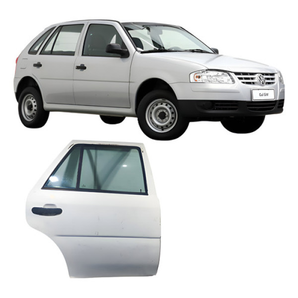 Porta Traseira Direita Gol Giv 2009 4 Portas 02ke89280 Traseira Direito