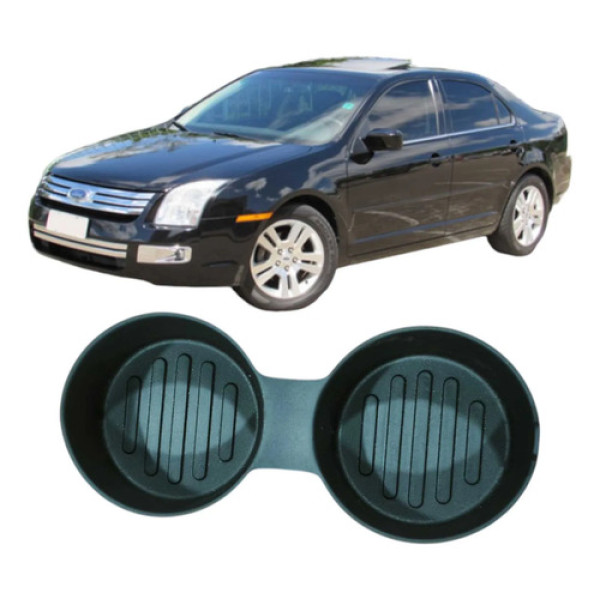 Borracha Porta Copos Traseiro Fusion 2006 2.3 6e354046b94 Preto