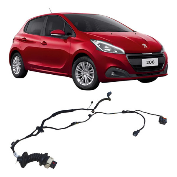 Chicote Porta Traseiro Esquerdo Peugeot 208 2019 9829013480