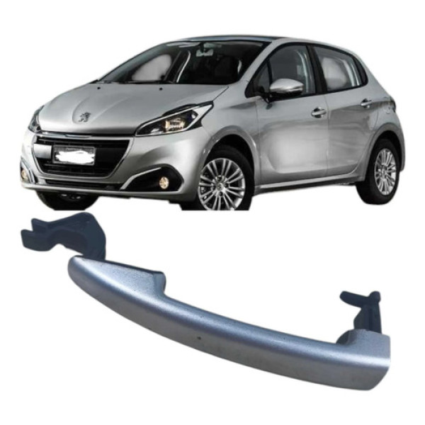 Maçaneta Externa Dianteiro Direito Cinza Peugeot 208 2019 Cinza Dianteira