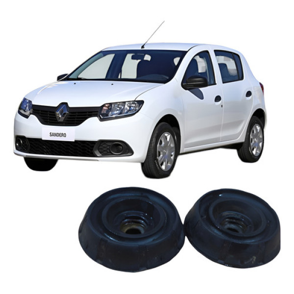Par Coxim Amortecedor Dianteiro Renault Sandero 2017