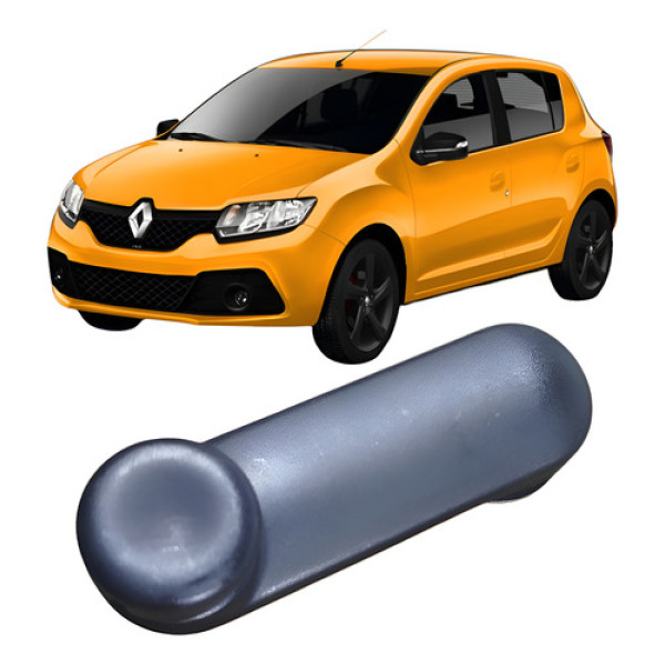Manivela Vidro Traseiro Sandero Logan 2015 2016 2017 2020 Preto
