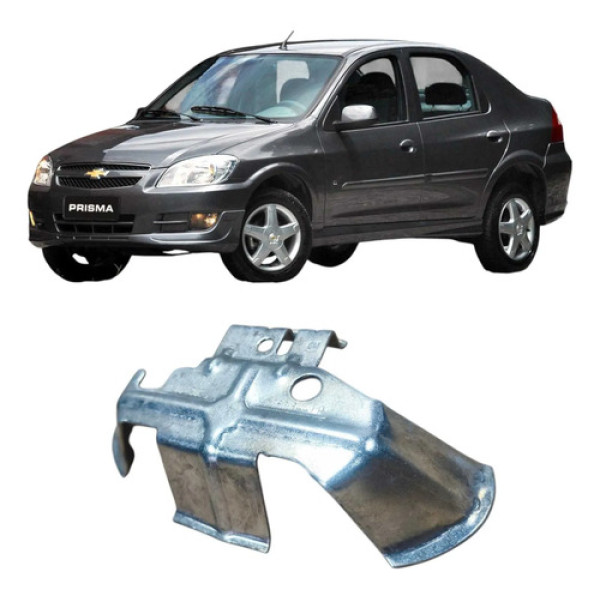 Suporte Maçaneta Dianteira Esquerda Gm Prisma 2012 93363844 Prateado Dianteira