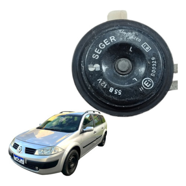 Buzina 12v Renault Megane 1.6 16v 2009 A 2015