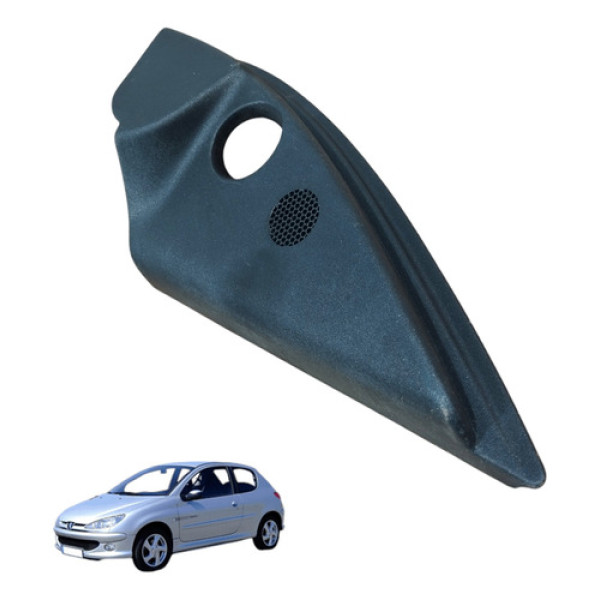Acabamento Mold Retrovisor Interno Direito Peugeot 206 06/10