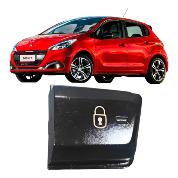 Botão Interruptor Trava Das Portas Peugeot 208 Allure 2017
