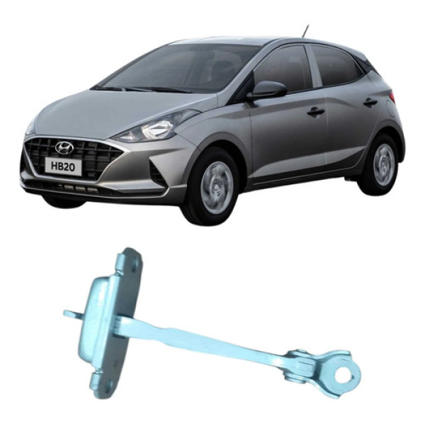  Limitador Porta Dianteira Esquerda Hyundai Hb20 1.0 2020  