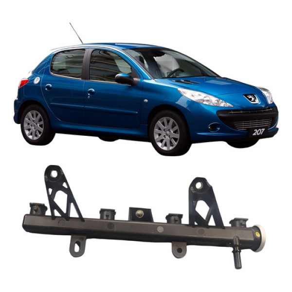 Flauta Injeção Peugeot 206 207 C3 1.4 2007 A 2014 966136438.