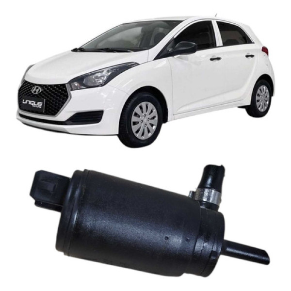 Bomba Reservatório Água Limpador Hyundai Hb20 2017 Original Preto