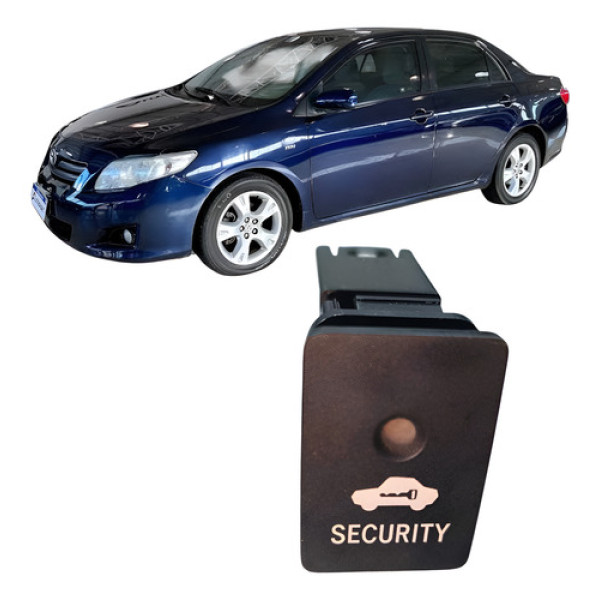 Botão Interruptor Security Alarme Toyota Corolla 2010-2014