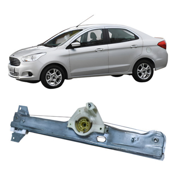Máquina Vidro Dianteiro Esquerdo Ford Ka 2018 1.0 3c