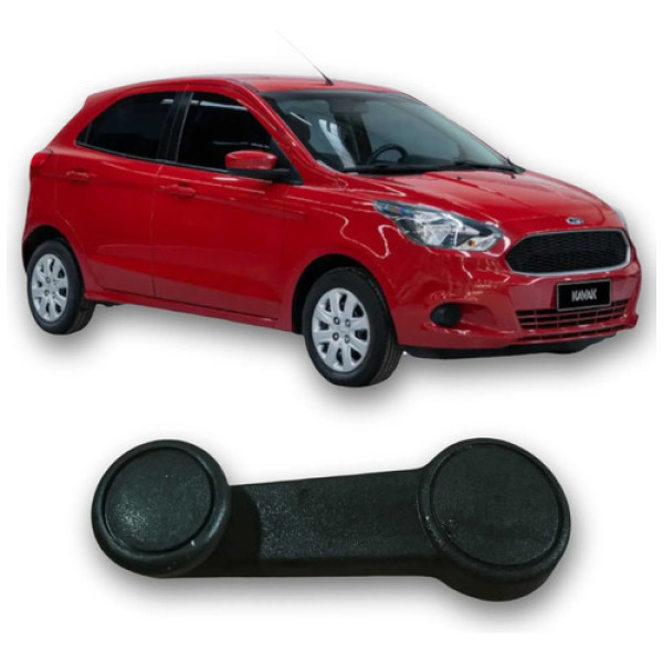Manivela Maquina Vidro Ford Ka 2019 1.0 3c Original  Preto