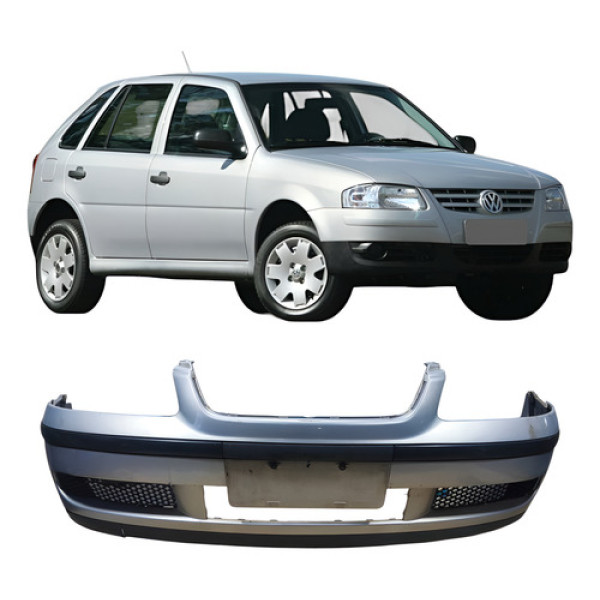 Para-choque Dianteiro Volkswagen Gol 2005 1.0 4p 377807221 Prateado