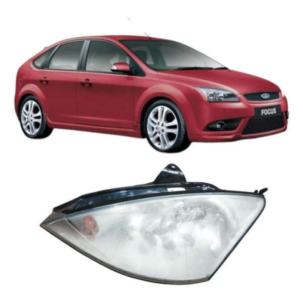 Farol Dianteiro Esquerdo Ford Focus 2008 Esquerdo/motorista