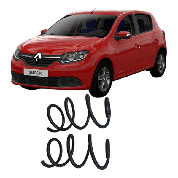 Par Molas Dianteiro Renault Sandero 2017 -0865653