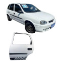 Porta Traseira Esquerda Branca Gm Corsa  1998 4p 039eh822 Traseira Esquerda Branco
