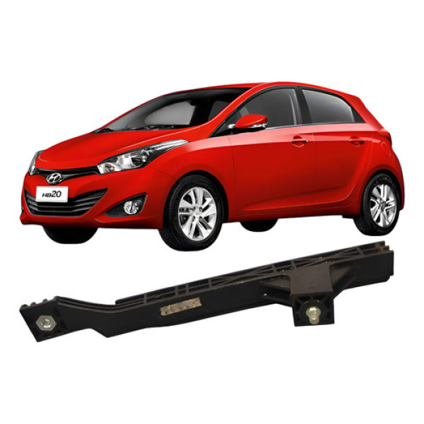Guia Canaleta Vidro Tras Direit Hyundai Hb20 2014-2019 Preto Preto