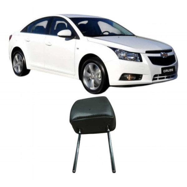 Encosto Cabeça Dianteiro Gm Cruze Sedan 2014 1.8 Original Preto