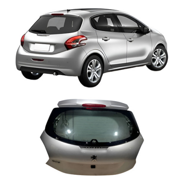 Tampa Porta Malas Peugeot 208 1.2 3c  2019 9827532 Prata