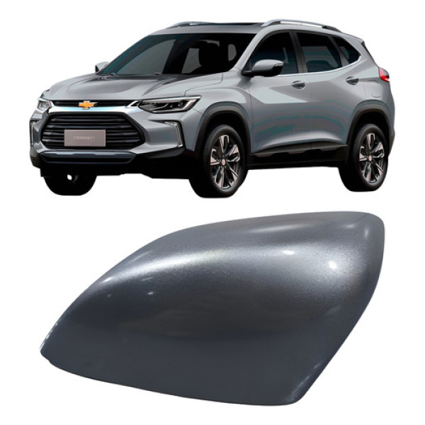 Acabamento Capa Retrovisor Esquerda Tracker 1.2 2023 Azul