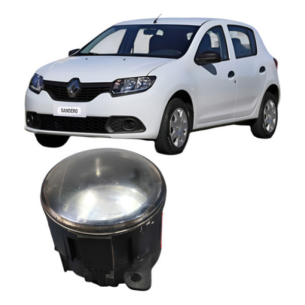 Farol Milha Direito Renault Sandero 2017-2021  Branco Branco