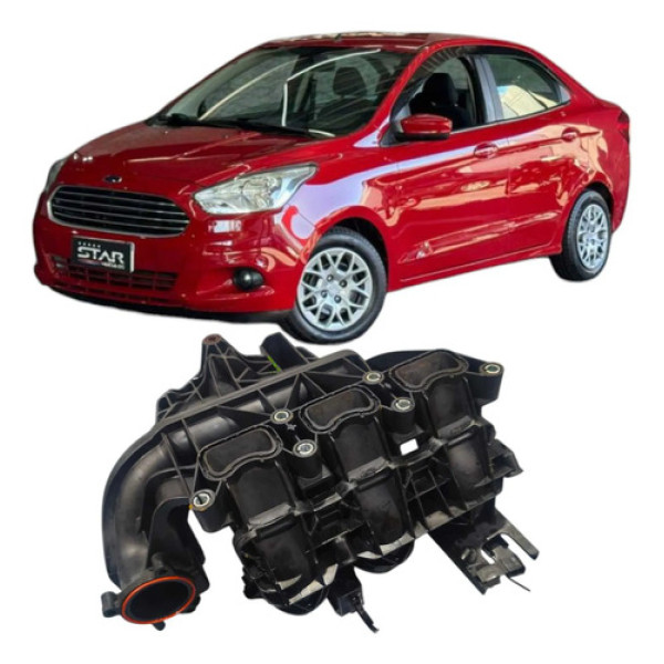 Coletor Admissão Ford Ka 1.0 3c 2018 E3bg9424dc Original