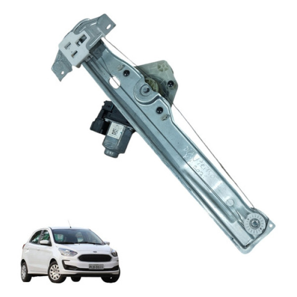 Máquina Vidro Dianteiro Esquerdo Elétrico 4p Ford Ka 14 A 21