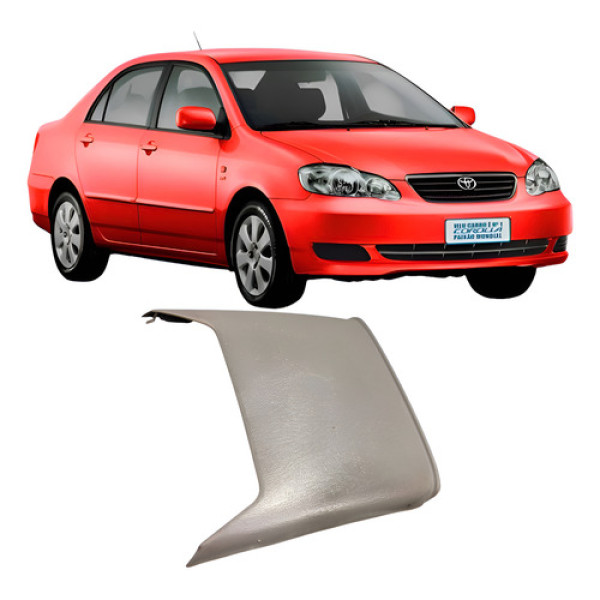 Acabamento Traseiro Console Central Toyota Corolla 2003-2008