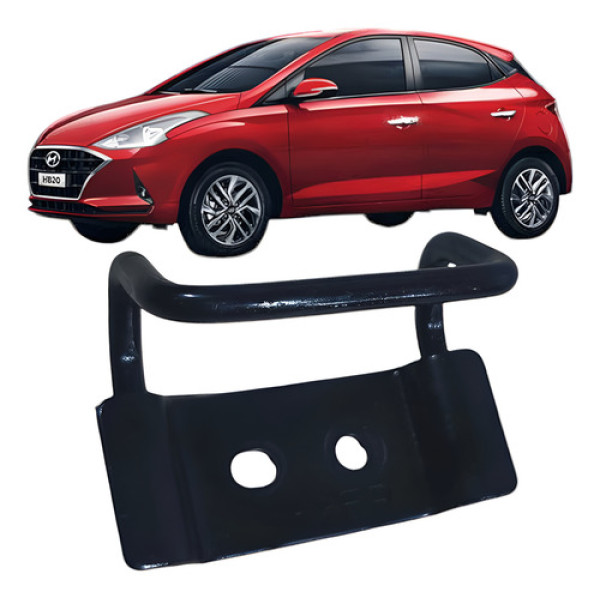 Trava Central Esquerdo Encosto Traseiro Hyundai Hb20 2021 Preto