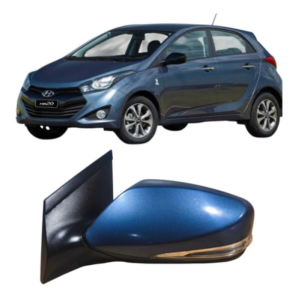 Retrovisor Eletrico Esquerdo Hyundai Hb20 2017 876101s000