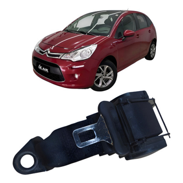 Cinto Traseiro Esquerdo Citroën C3 2013 1.5 4p 82291010  .