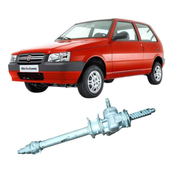 Caixa Direção Mecânica Fiat Uno Mille 2010 1.0 2p Original