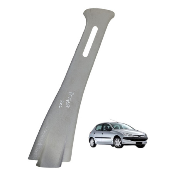 Moldura Capa Coluna Central Direito Peugeot 206 2002 A 2006