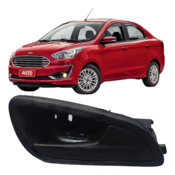 Maçaneta Interna Dianteiro Direito Ford Ka 2018 E3b5a22660 Preto Dianteira