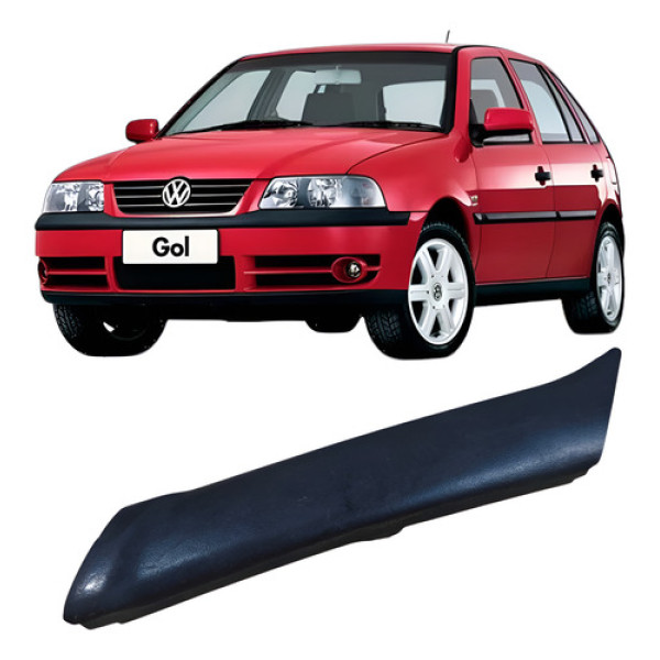 Acabamento Puxador Traseiro Direito Volkswagen Gol 2005  Prateado Traseira