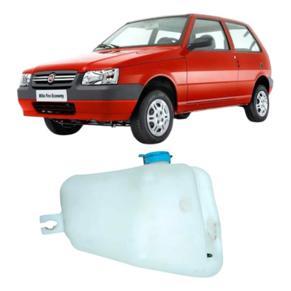 Reservatório Agua Limpador Fiat Uno Mille 2010 1.0 2p  Branco