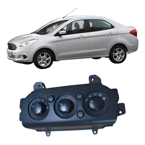 Comando De Ar Condicionado Ford Ka 2018 1.0 3c E3b519980  .