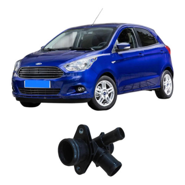 Carcaça Válvula Termostática Ford Ka 1.0 Flex 2018 8a529