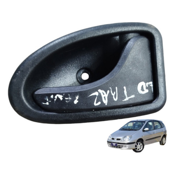 Maçaneta Interna T/direita 4p Renault Scenic 1999 A 2002  Preto Traseira