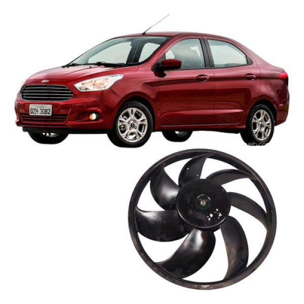 Motor Ventoinha Radiador Ford Ka 2014 A 2019