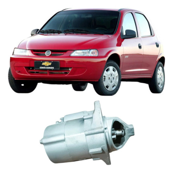 Motor Arranque Partida Chevrolet Celta 2004 1.0 Original