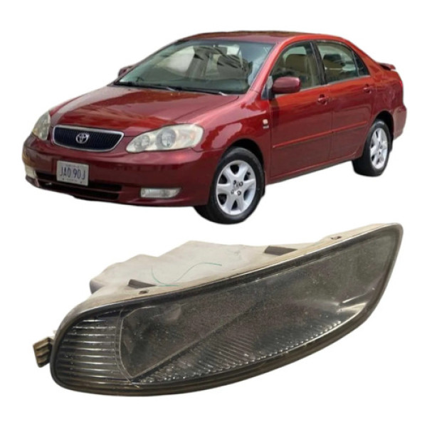 Farol Milha Auxiliar Esquerdo Corolla 2004 2005 2006 2007  Branco