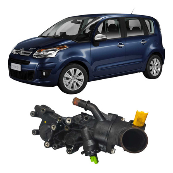 Carcaça Valvula Termostática  C3 Picasso 2014 9675916080