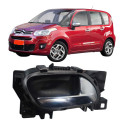  Maçaneta Interna Dianteiro Direito Citroen C3 Picasso 2014 Preto Dianteira