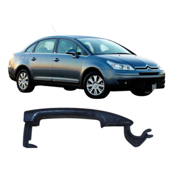 Maçaneta Externa Traseira Direita C4  Citroën C4 2.0 2009 Preto Traseira