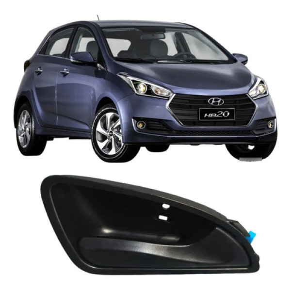 Maçaneta Dianteira Direita Hb20 1.0 2014-2018 82621hb000 Branco Dianteira