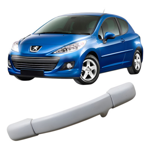 Alça Teto Puxador Pqp Peugeot 206 207 Hoggar Original Cinza Cinza