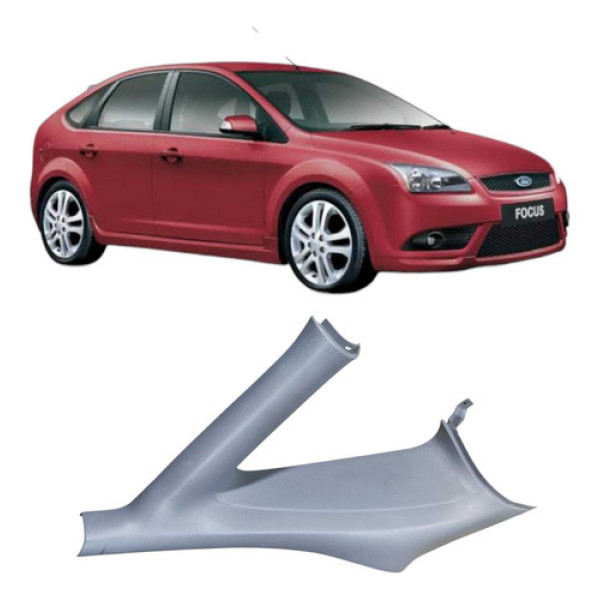 Moldura Coluna Traseira Esquerda Ford Focus 2008 98aba31011a Branco