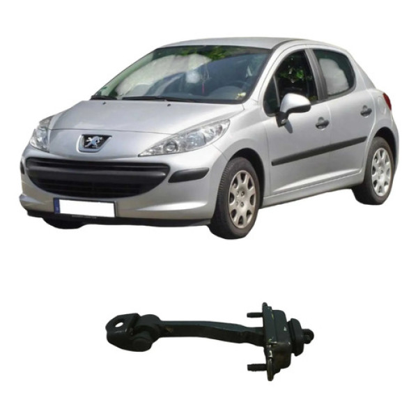 Limitador Porta Dianteira Direita Peugeot 207 2009 Original